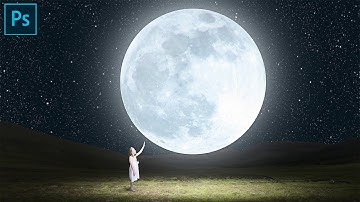 Kid & Moon - Photoshop Manipulation Tutorial