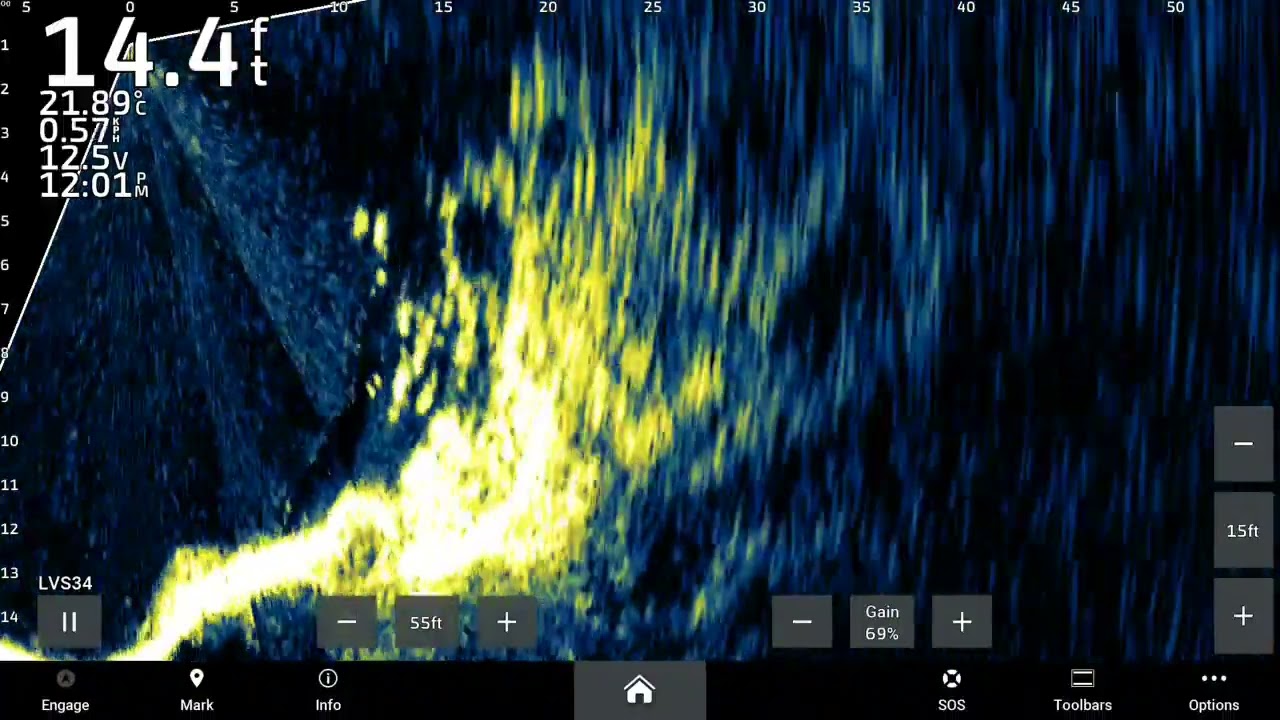 Lucinda working the mangrove edges finding Barra ,Jacks Fingermark with the Garmin Livescope Lvs34