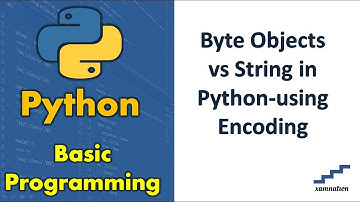 Byte Objects vs String in Python-using Encoding