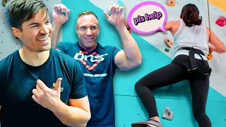 Famous Teaching Climbing to someone who's afraid of heights... ft. Knut Net Worth