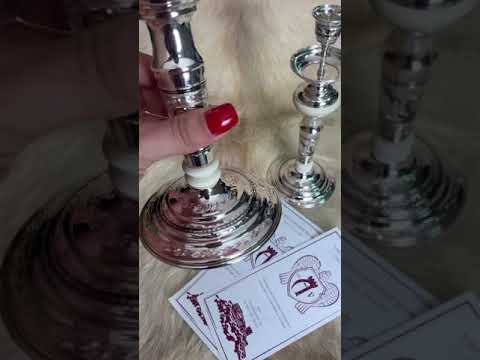 Подсвечники из серебра