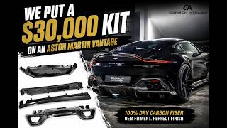We Installed a $30,000 Dry Carbon Fiber Kit on an Aston Martin Vantage!