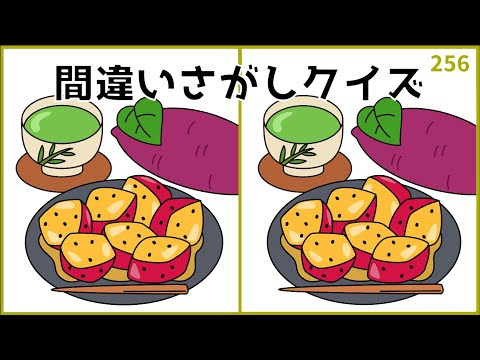 【間違い探しクイズ】勤労感謝の日！無料おすすめ脳トレゲーム【難問揃い】#256