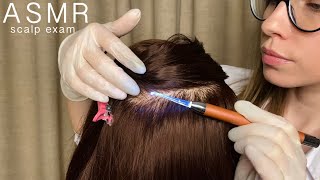 АСМР Детальный осмотр кожи головы • ДЛЯ 100% РАССЛАБЛЕНИЯ И СНА! • ASMR Detailed scalp exam