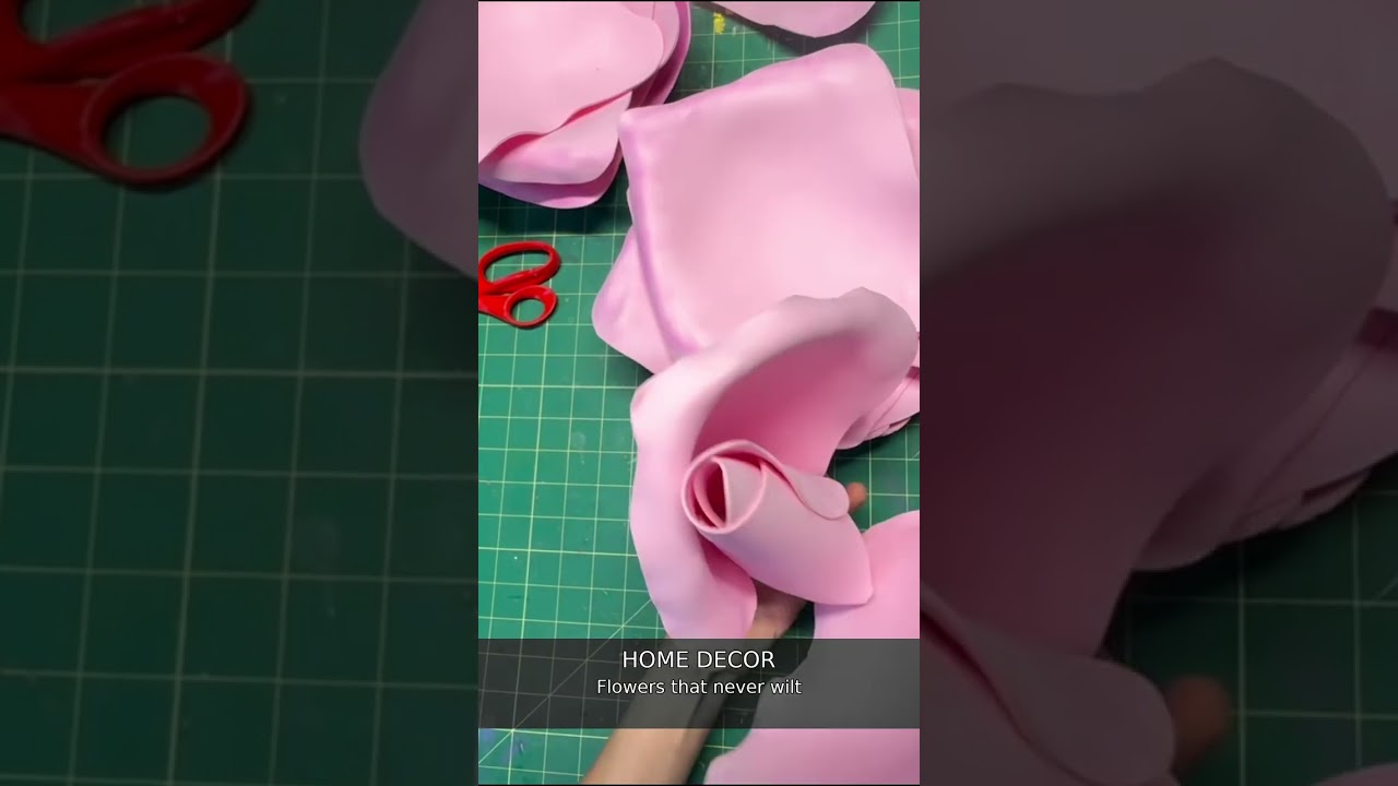 Giant flower assembly is SO satisfying #Shorts
