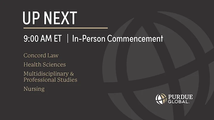 Purdue Global October 2023 In-Person Commencement | Ceremony I