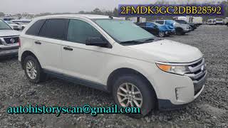 2FMDK3GC2DBB28592 Ford Edge 2013