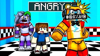 Glamrock Freddy is ANGRY?! in Minecraft Security Breach