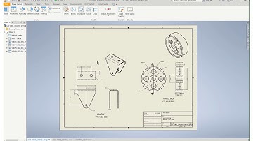 Inventor Demo Video - Caster Bracket Assy & Detail Dwgs