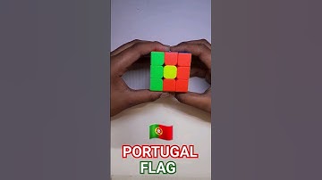 PORTUGAL FLAG 🇵🇹 ON 3X3 RUBIK