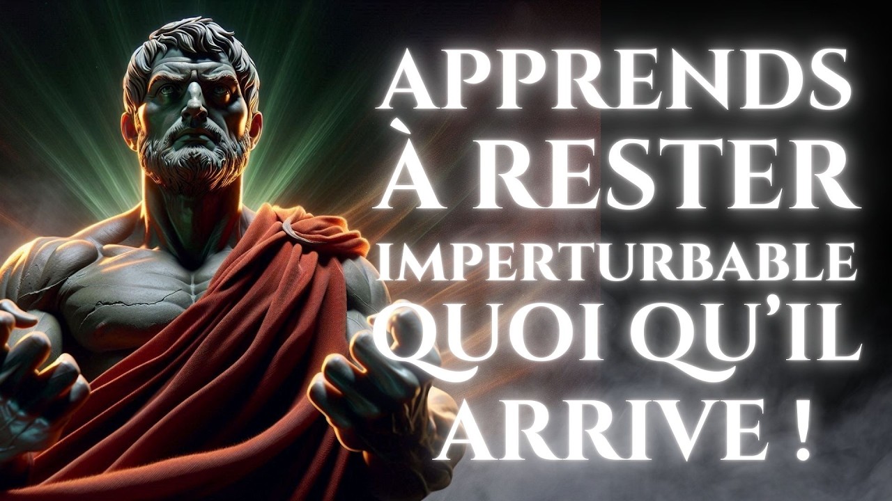APPRENDS à AGIR comme si RIEN ne T'AFFECTAIT - 14 LEÇONS DE STOÏCISME