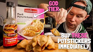 The best pork potstickers & gyoza sauce combination from your grocery store that money can buy. 🥟🥢
