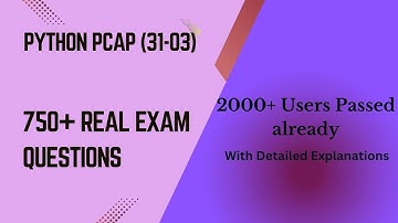 Python PCAP (31-03) Exam Questions 2025