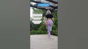 SHUFFLE DANCE TUTORIAL: The T step by lizziecl TikTok