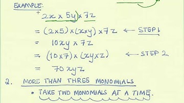 07 Multiplying three or more monomials