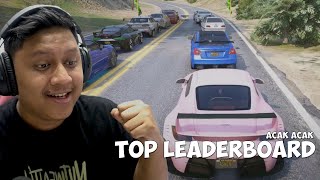 BARU BALAP UDAH LAWAN TOP 1 LEADERBOARD - GTA V Roleplay