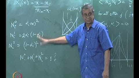 Mod-01 Lec-05 Hat functions, Quadratic & Cubic representations