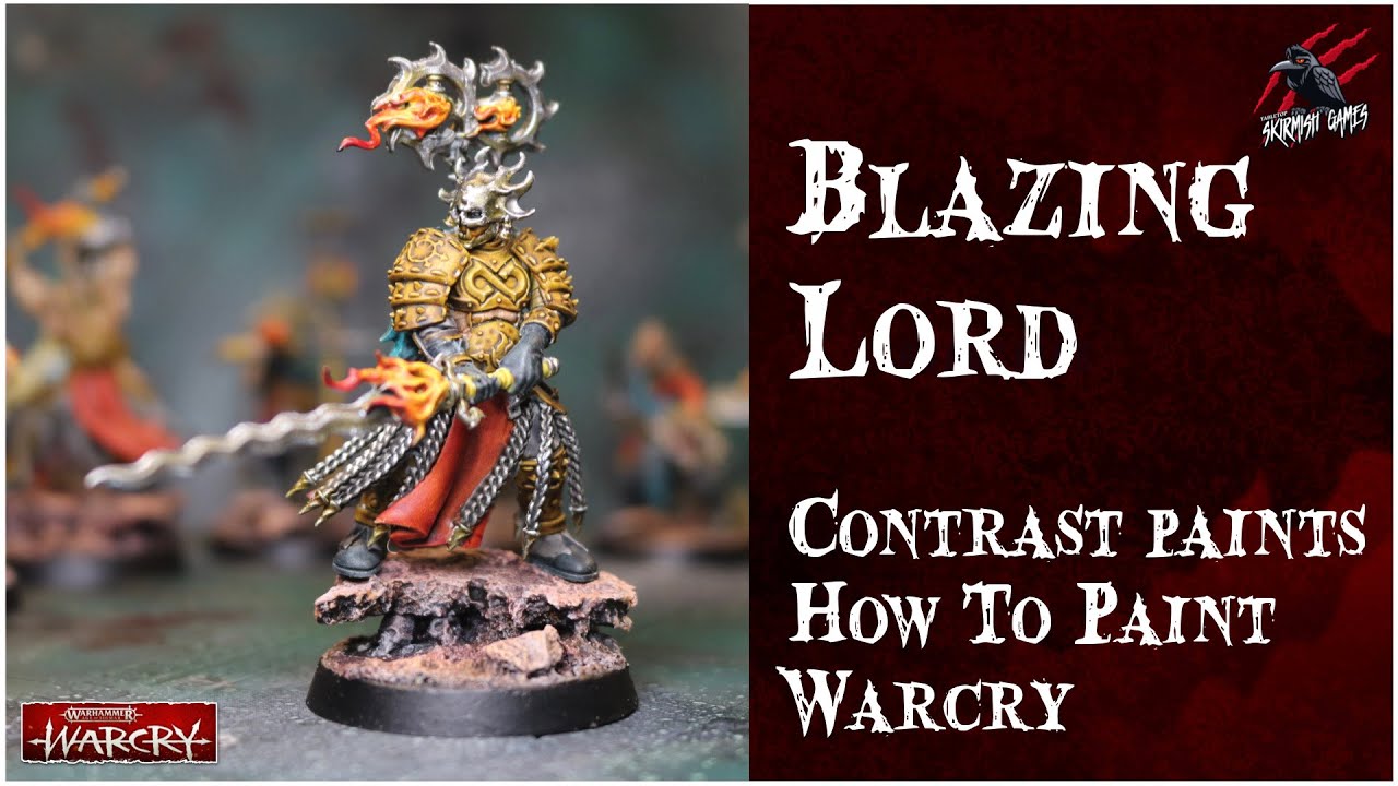 PAINT SCIONS OF THE FLAME WITH CONTRAST PAINTS - BLAZING LORD 