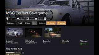 Im ratingt every save game on nexus mods! My Summer Car PT3