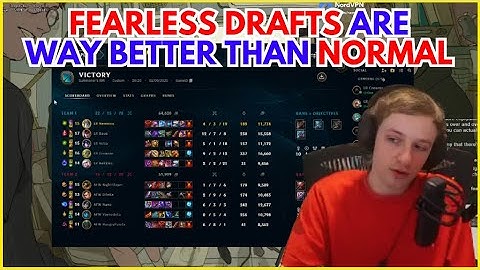Nemesis Explains Why FEARLESS DRAFTS Is Better Than Normal Draft | League of Legends Clip