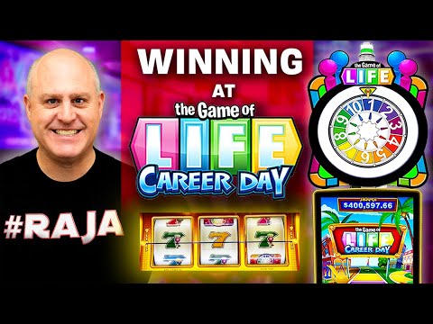 😁 WINNING at Game of Life! 💵 + High-Limit Mighty Cash HANDPAY