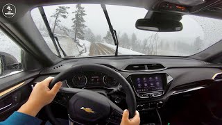 Blazin' The Trail In The 2021 Chevy Trailblazer! Does A Steep Snowy \& Icy Hill  Challenge This CUV?