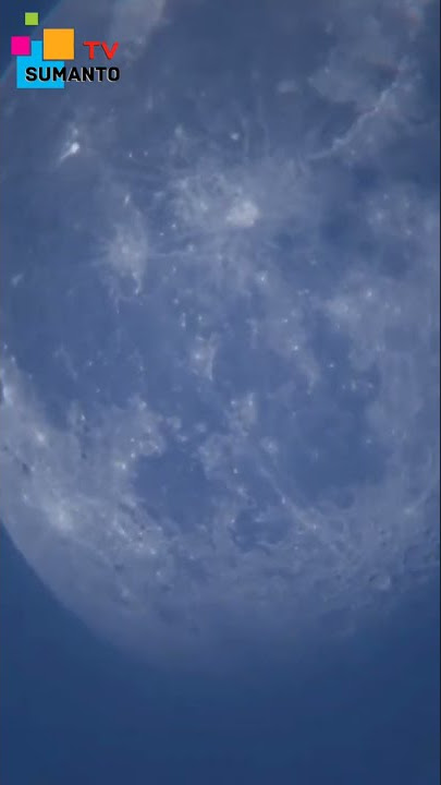 Appearance of the Moon's surface when zoomed from Earth