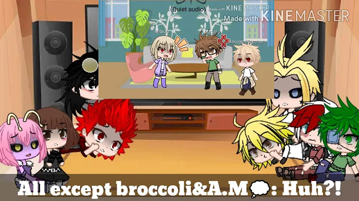 MHA/BNHA reacts to Bakugo singing