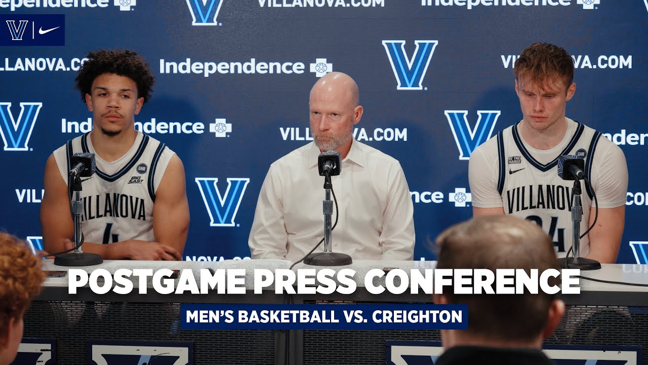 Postgame Men's Basketball - Postgame Press Conference vs. Creighton - YouTube