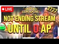 Not Ending Stream Until I Reach 0 AP | Kingdom 3777 | Rise of Kingdoms