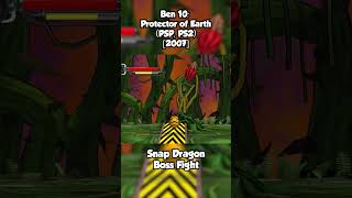 Snap Dragon Boss Fight | Ben 10 Protector of Earth (PS2, PSP) #ben10game #ps2 #ben10 #ben10aliens