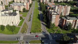 Старый Петергоф, ул.Ботаническая, сьёмка с дрона