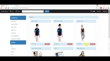 Shopping Cart Tutorial-Bootstrap Jquery-Ajax PHP MySqli Part-21
