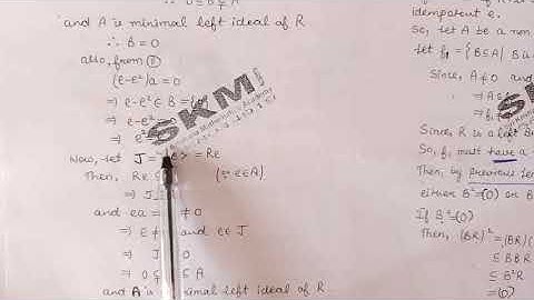 Wedderburn- Artin Theorem ( Lec-1)