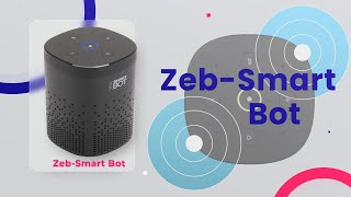 Zebronics Zeb Smart bot | Smart Alexa Speaker | Alexa built-in | Voice Control Non Smart TV, AC