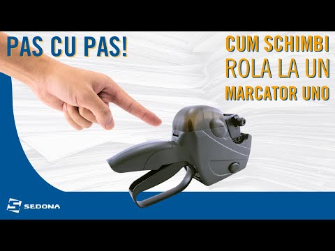 Instructiuni schimbare rola si ribon la marcator UNO