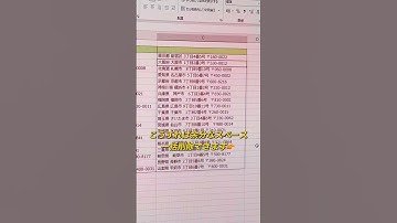 エクセル時短術！表の余分なスペース一気に削除！
