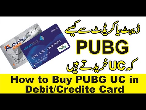 How to Buy PUBG Mobile UC in Visa or UnionPay Debit/Credit Card in Pakistan 2021