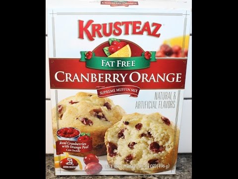 From California: Krusteaz Fat Free Cranberry Orange Muffin Mix