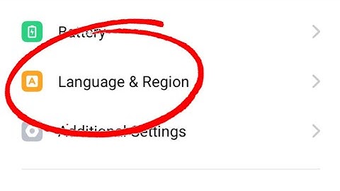 OPPO A1K Language Change Setting