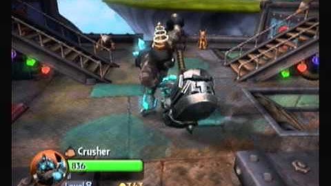 Skylanders Giants Part 123 Upgrading Granite Crusher Rock Grinder Path