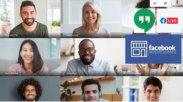 Using Google Hangouts Meets to create Webinars on facebook