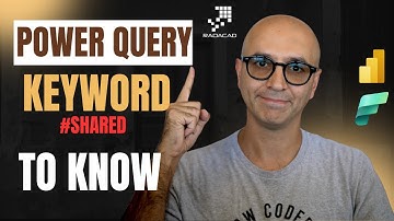 Power Query SHARED keyword to find functions and get list of queries