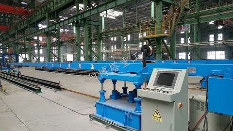 Arc welding Longitudinal welding machine for light pole