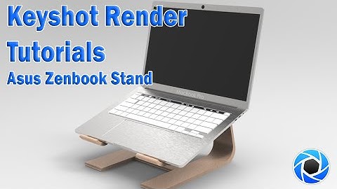 Best CAD Tutorial | Keyshot Render of Asus Zenbook | Keyshot tutorials
