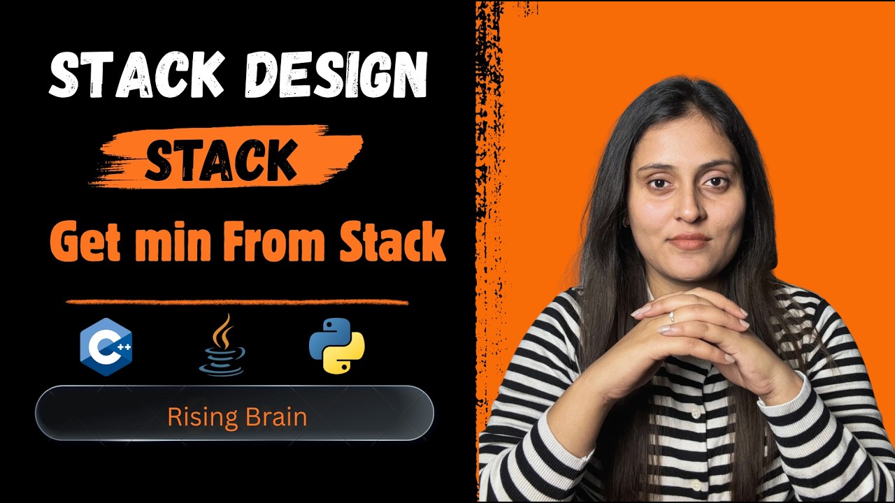 Min Stack Explained | Stack Design Pattern | Get Minimum in O(1) Time ...