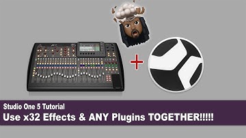 Ep5 - Record x32 Effects and VST Plugins Simultaneously in Studio One 5 2022