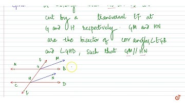 If the bisectors of a pair of corresponding angles formed by a transversal with two given line