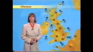 BBC Weather 20th August 1997: 30.0°C at RAF Lakenheath