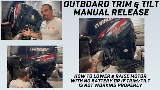 Outboard Trim & Tilt Not Working??? Here's How To Manually Release It